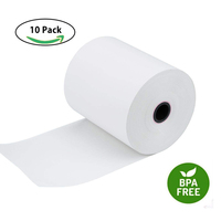 Rollo de Papel Térmico para Terminal Punto de Venta, Rollo de Débit, 50 x 40 x 12