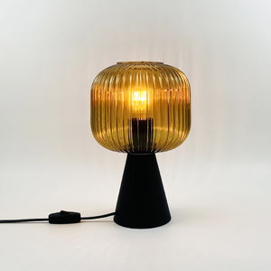 Простая стеклянная настольная лампа в скандинавском стиле для дома, отеля, декора гостиной, лампа из хрусталя - Product Image 2