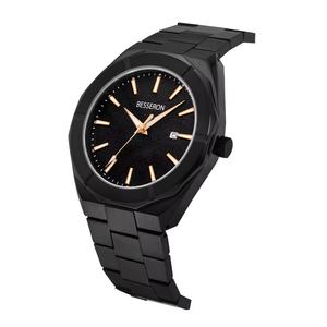 Relojes de Pulsera de Acero Inoxidable de Lujo con Logotipo Personalizado para Hombre, Alta Gama, OEM, ODM, 5 ATM, Movimiento Japonés de Cuarzo con Correa de Cuero de 20 mm - Product Image 5