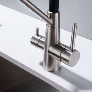 Gold Plus <strong>Supplier</strong> <strong>Pull</strong> Out 304 Stainless Steel Kitchen Sink Faucet 3 <strong>Way</strong> Water Filter Kitchen Mixer Taps - Product Image 4