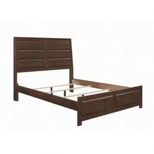 Nordic Minimalist Solid Wood Bed Frame, Platform Bed with <b>Headboard</b>, Easy Assembly Bedroom Furniture - Product Image 4