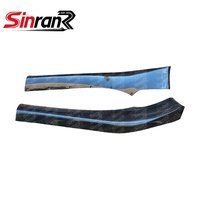 Faldones Laterales Estilo RB para RX7 FD FD3S 1992-2002, 2 Piezas, Fibra de Carbono FRP, Fibra de Vidrio, Pieza de Repuesto para Mejora de Carrocería Ancha Exterior