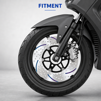 Disque de frein flottant T-Drive 245 mm pour moto Yamaha Cygnus 125 X 125 Flame X 125 Cygnus X 125 NMAX 125/155 Aerox / NVX 155