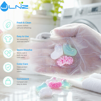 Lessives en capsules en gros, format personnalisé, parfumées, 3-en-1, nettoyantes, OEM ODM, perles de lessive