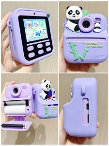 Kinder-Sofort bild kamera (neu): Sofortiger Foto druck, zwei Vorder-/Rückfahr kameras, 2,4 "HD-Screengg, tragbares Mini-Logo - Product Image 4