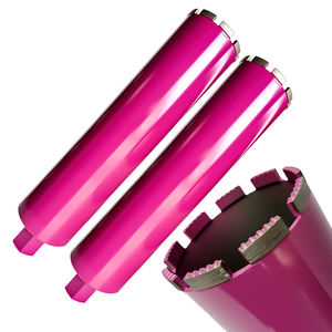 מקדח יהלום ליבה 18mm-400mm 1-1/4''UNC M22 לשימוש רטוב עבור בטון מזוין ואבנים - Product Image 6