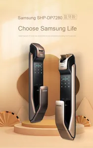 Cho samsungsmart khóa dp728 Nhà Chống Trộm Cửa Khóa Nhôm hợp kim kỹ thuật số vân tay mật khẩu khóa ứng dụng - Product Image 5