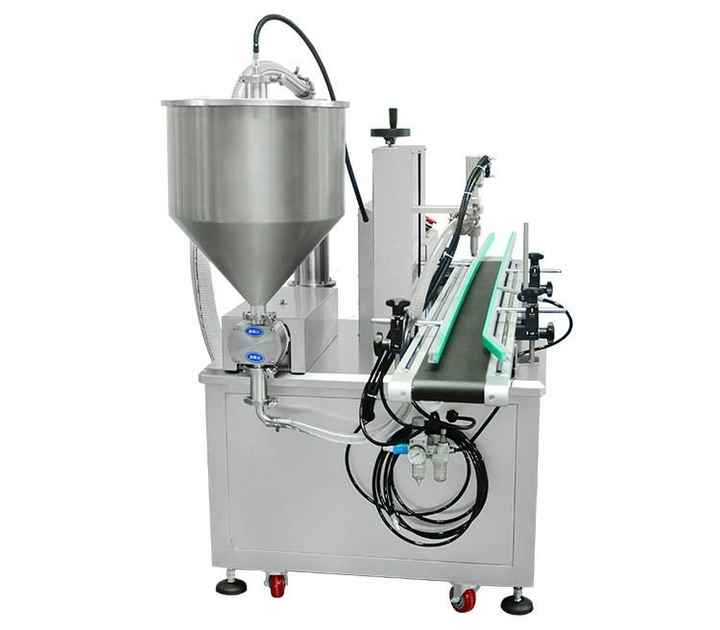 Automatic PLC Control Cosmetic Liquid Cream Jam Sauce Bottling Filler Filling Machine
