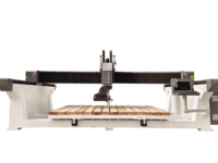Machine de meulage de pierre pour comptoirs de cuisine en granit et marbre à 5 axes, avec moteur et engrenage, scie à pont CNC 5 axes – Vente chaude