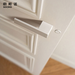 Minimalist Design <strong>Door</strong> <strong>Knob</strong> White Privacy Access Bathroom <strong>Knob</strong> High Standard Passage Interior <strong>Door</strong> Lock Set - Product Image 2