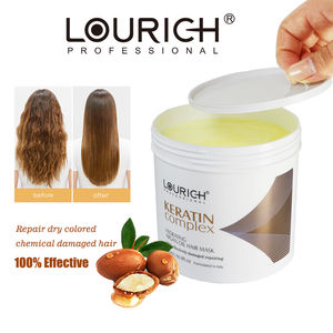 Mascarilla Capilar Reparadora Orgánica de Lujo para Salón OEM, Crema Reparadora con Keratina y Aceite de Argán, Hidratante Capilar, Mascarilla Capilar Reconstructora de Fibras - Product Image 3