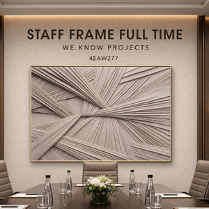 Arte Mural Panorámico <span class=keywords><strong>3D</strong></span> Tejido a Mano <span class=keywords><strong>en</strong></span> <span class=keywords><strong>Tela</strong></span> Beige Gris con Diseño Geométrico Radiante <span class=keywords><strong>para</strong></span> Hotel, Sala de Juntas, Sala de Conferencias, Decoración Grande Personalizada - Product Image 1