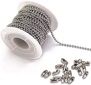 Цинковая Серебряная высококачественная сталь и шаровая цепь из нержавеющей стали с разъемами