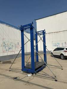 फोल्डिंग टेलीस्कोपिक स्वचालित मोटर एल्यूमीनियम इलेक्ट्रिक लिफ्टिंग मचान निर्माण के लिए हाइड्रोलिक कैंची लिफ्ट - Product Image 3