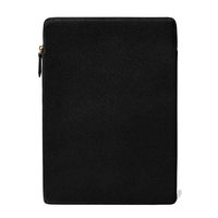 Sacoche de travail portable en cuir véritable, fine et élégante, avec logo personnalisé, pochette zippée antivol, étui professionnel moderne, Mount Yanzhi