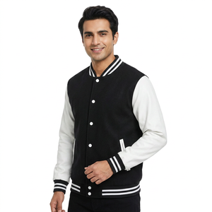 Wholesale Custom logo Sublimation Printed Blank Long Sleeve Letterman Varsity Jackets for <b>Men</b> - Product Image 1