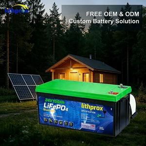 แบตเตอรี่ 24V 150AH เกรด A 6K Deep Cycle สำหรับเก็บพลังงานภายในบ้าน พร้อมระบบ Smart BMS ปลั๊ก CE RoHS IP67 รองรับ OEM ODM รุ่น LAF24150 Lifepo4 แบตเตอรี่สำรองพลังงานภายในบ้าน - Product Image 4