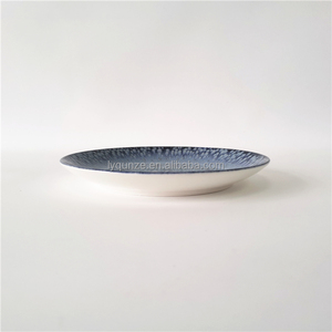 Assiettes en <span class=keywords><strong>porcelaine</strong></span> sous-glaçure artistique de 7,5 pouces en gros - <span class=keywords><strong>Bleu</strong></span> <span class=keywords><strong>et</strong></span> <span class=keywords><strong>blanc</strong></span> dynamique, compatibles micro-ondes/lave-vaisselle - Product Image 2