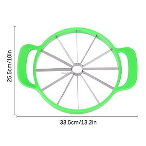 เครื่องตัดแตงโมขนาดใหญ่เครื่องตัดแตงสแตนเลสทรงกลมเครื่องตัดผักผลไม้เครื่องคว้านสำหรับแตงโมสับปะรด - Product Image 2