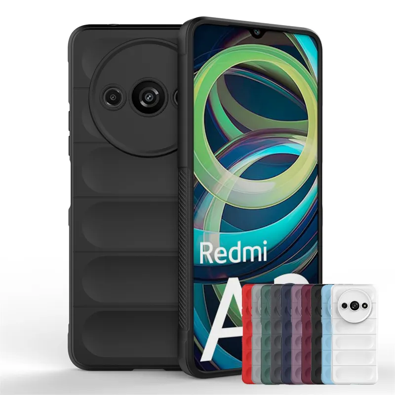 Custodia Redmi A3 per Redmi A3 Capas nuovo telefono antiurto posteriore Anti-caduta paraurti morbido TPU per Fundas Xiaomi Redmi A3 Cover 3