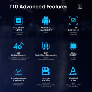 8 + 128GB 8 lõi Carplay Android 14 Car DVD đa phương tiện Máy nghe nhạc đài phát thanh cho Fiat egea/Tigo 2015-2017 Video Stereo GPS NAVI hệ thống - Product Image 4