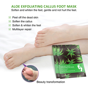 Venta al por mayor Aloe Vera Peeling Exfoliante Pie <span class=keywords><strong>Pies</strong></span> <span class=keywords><strong>Mascarilla</strong></span> Eliminar la piel muerta Cutículas Talón Cuidado de los <span class=keywords><strong>pies</strong></span> - Product Image 4