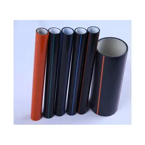 Couleur silicium noyau tube hdpe 1.5 pouces tuyau noir hdpe tuyau p100 20mm électrique prix mètre 1 pouce de diamètre