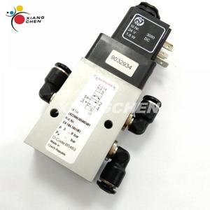 Vanne pneumatique DO Original S9.184.1051 4-2 voies, raccords à pousser 6 mm, embout en laiton X3 pour machines offset SM102/SM74/PM52 - Product Image 3