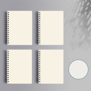 สมุดโน้ตแบบใสปกโลหะพลาสติก PP  ขนาด A4 A5 A6 B5 - Product Image 5