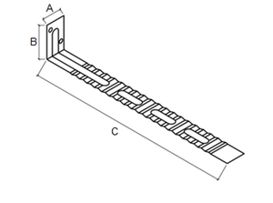 Attache de mur ondulé <span class=keywords><strong>d</strong></span>'acier inoxydable <span class=keywords><strong>pour</strong></span> les bâtiments côtiers - Product Image 3