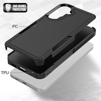 Étui de protection pour téléphone portable en PC et TPU résistant aux chocs pour Samsung Galaxy A57, étui robuste 2 en 1