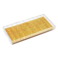Accessoires de table de Poker de jeu YH mélange de tailles plateau de jetons de Poker en acrylique de soie dorée de luxe avec couvercle