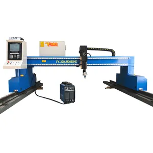 Mesin pemotong Gantry CNC industri, pemotong Plasma CNC efisien untuk berbagai aplikasi
