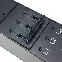 OIT 72KW 12 ports P33 LV Unité de distribution d'énergie 100A MCB Pass Rohs ETL Compteur PDU Petite salle informatique IDC Disjoncteur Boîte pour
