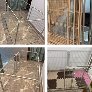 Klassieke multifunctionele hondenren in kleine, middelgrote en grote maten, vierkante buis hondenkooi - Product Image 6