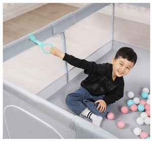 Design moderno pieghevole Playard in plastica trasparente per bambini per giochi interni ed esterni sicuri per neonati e bambini piccoli