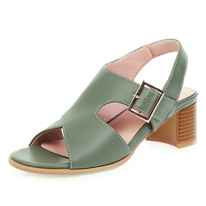Sandales à talons hauts pour femmes, élégantes, talons épais, vacances décontractées, <span class=keywords><strong>escarpins</strong></span> romains - Product Image 4
