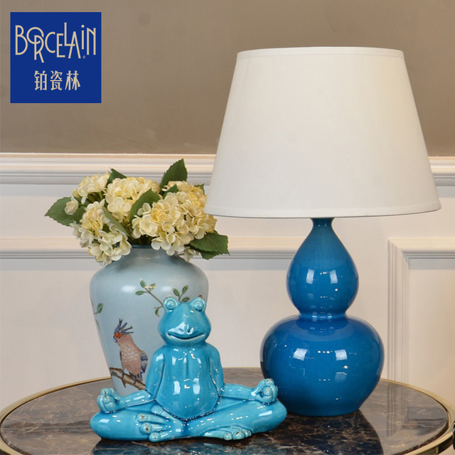 Wholesale Vintage Lamps Ceramic Decorative Desk Lamp Porcelain Modern Home Goods Desk Lamps