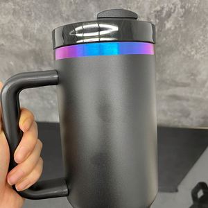 Meilleurs cadeaux à prix avantageux, gobelet personnalisé à double paroi de 40 oz, bleu ombré violet à l'arrière, pour gravure au laser - Product Image 4