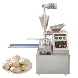 Máquina automática Nepali Dumpling Momo Máquina para hacer bollos rellenos al vapor de acero inoxidable Máquina automática Bao - Product Image 1