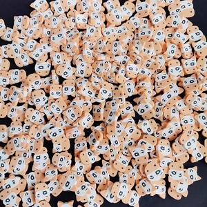 CHENXI 100g/bolsa Rebanadas de Vaca de Dibujos Animados Ecológicas para Manualidades DIY, Abalorios de Arcilla Polimérica para Slime y Arte de Uñas - Product Image 2