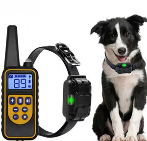 इलेक्ट्रिक कुत्ते छाल प्रशिक्षण कॉलर सदमे कंपन पनरोक पालतू रिमोट कंट्रोल रिचार्ज कुत्ते कंपन कॉलर - Product Image 5