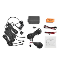 Capteur de stationnement universel DC 12V compatible avec écran Android autoradio, capteur de stationnement à avertisseur sonore