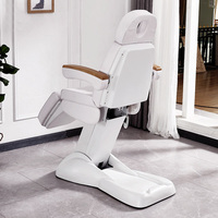 Chaise de massage réglable entièrement électrique Lit de table pour le traitement du visage et du corps Épilation