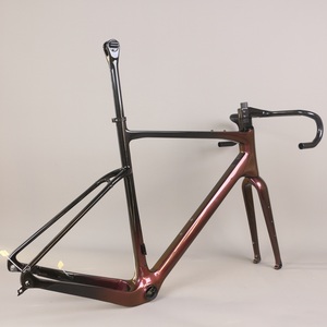 <span class=keywords><strong>Bicicleta</strong></span> de <span class=keywords><strong>Gravel</strong></span> con Pintura Camaleón, <span class=keywords><strong>Cuadro</strong></span> para <span class=keywords><strong>Bicicleta</strong></span> de <span class=keywords><strong>Gravel</strong></span> GR044, Soporte Inferior BB386, Montaje Plano, Neumático Máximo 700X45C - Product Image 4