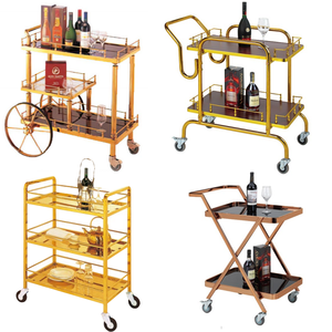 Chariot de bar Chariot de dessert Chariot de bonbons pour bar Carrello Chariot à vin d'utilisation d'hôtel, chariot de service en stock - Product Image 2