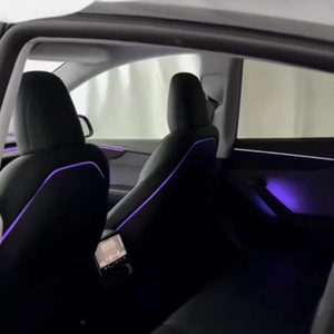Luz Ambiental para Auto de Alta Calidad, Tira LED Acrílica Symphony, Lámpara Interior para Tesla Model 3/Y 2023-2025 - Product Image 3