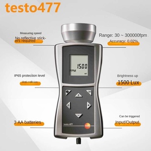Tacómetro Digital Portátil Testo 476 con Luz Estroboscópica LED, Medidor de Velocidad Rotacional de Alta Precisión, Tacógrafo Digital de China - Product Image 5