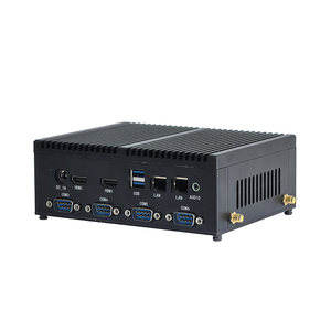 2026 ELSKY Factory 3.5-inch Motherboard Industrial <b>PC</b> M818 Black Fanless Computer with Dual Interface - Product Image 4