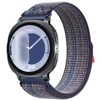 Bracelet en nylon à boucle Velcro, tendance, nouveau, élastique, pour montre connectée Samsung Watch 8/9 40/44 mm Watch8 Classic